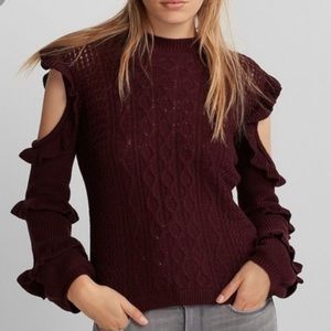 Open sleeves sweater